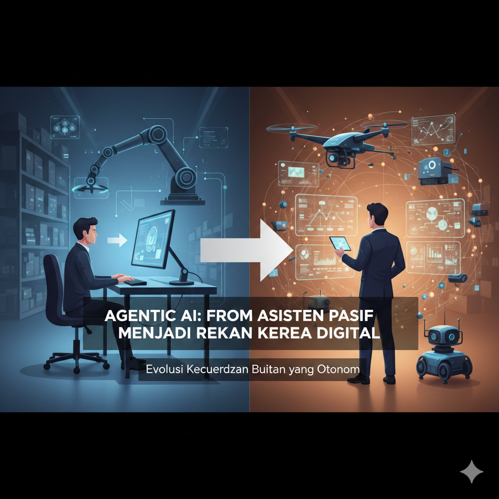 Agentic AI: Mengubah Kecerdasan Buatan Menjadi Mitra Strategis untuk Efisiensi Bisnis yang Otonom