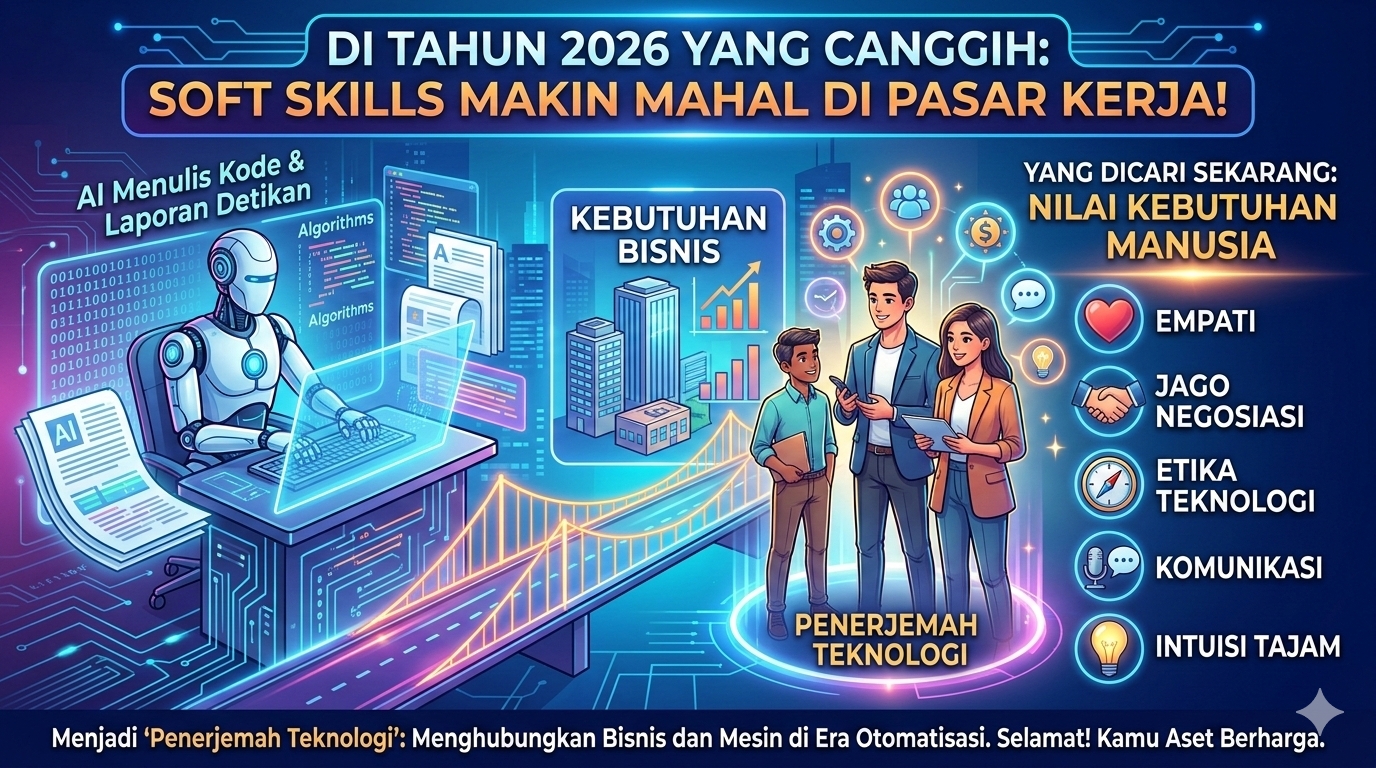 Human-Centric Tech: Skill MANUSIAWI Makin Mahal
