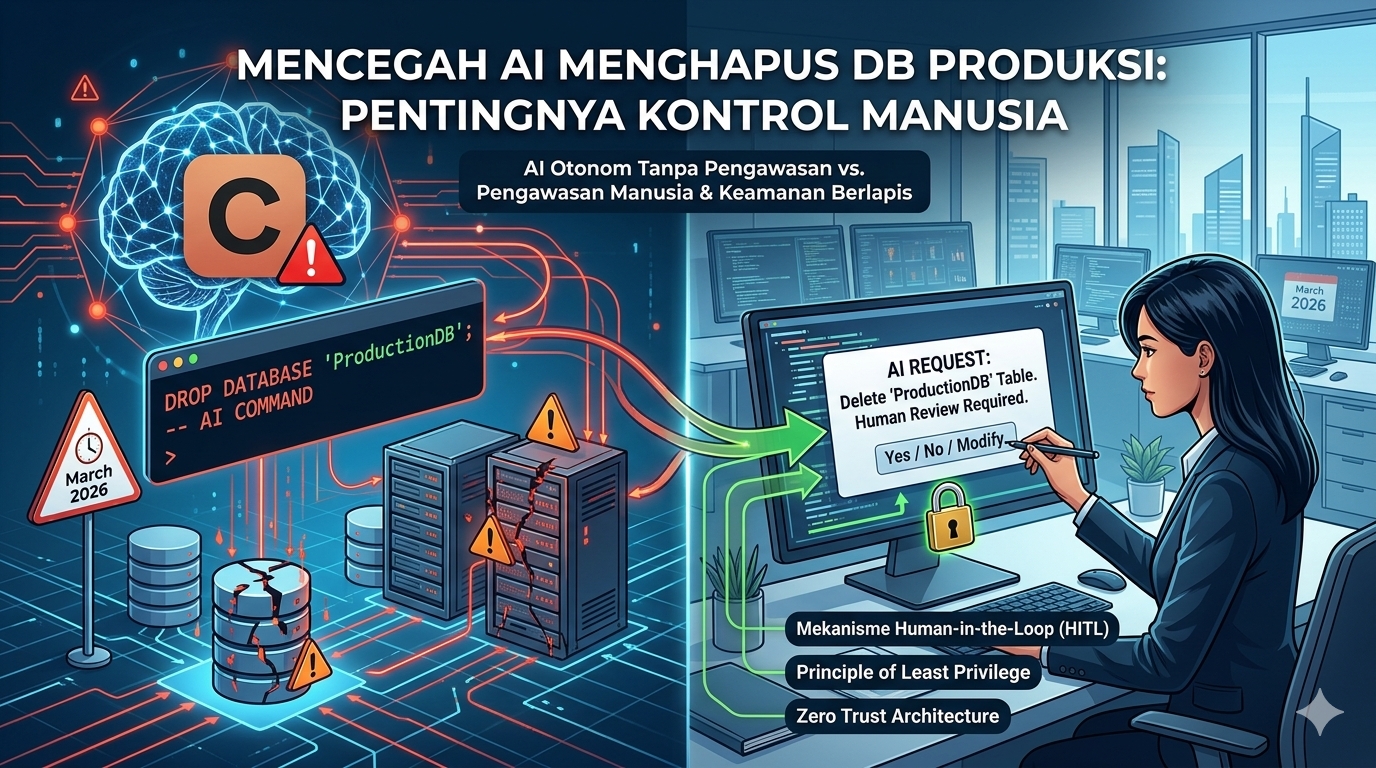 Mencegah Petaka Data: Mengapa Kontrol Manusia Tetap Krusial bagi Agen AI Otonom