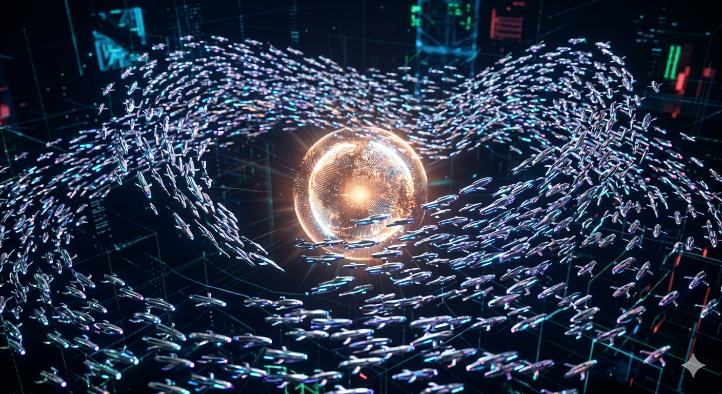 Swarm Intelligence Orkestrasi Microservices Alami