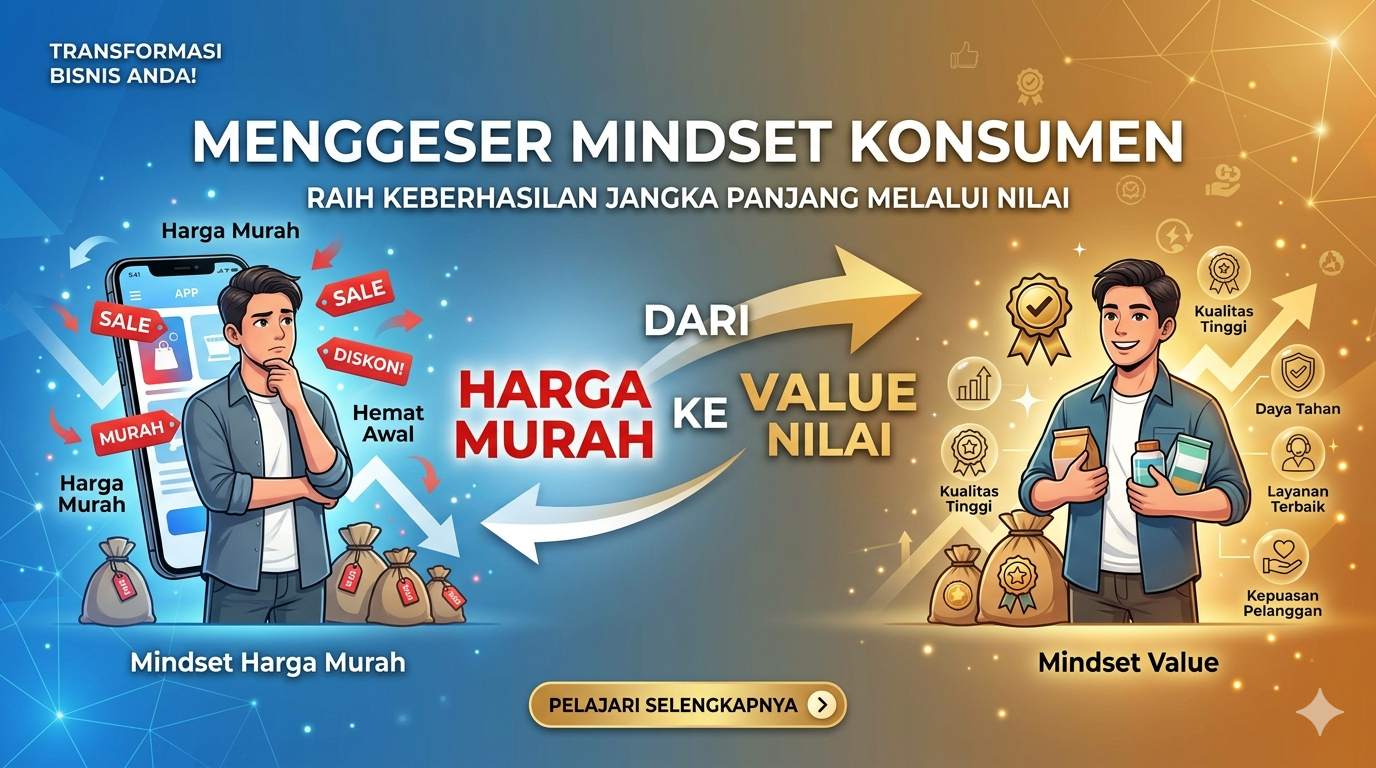 Menggeser Mindset Konsumen dari Harga Murah ke Value