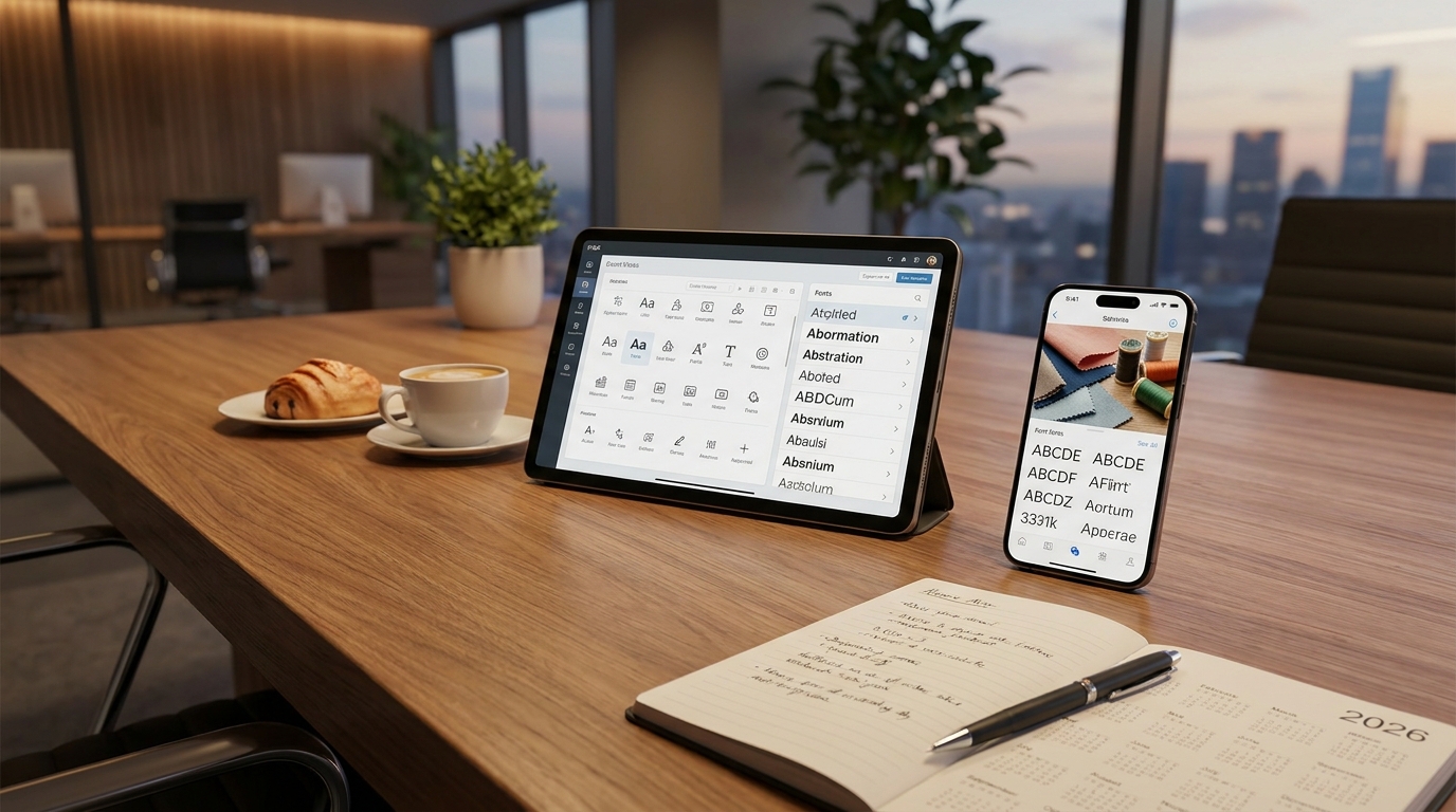 Font Marketing 2026: Pilihan Tepat untuk Bisnis F&B & Tekstil