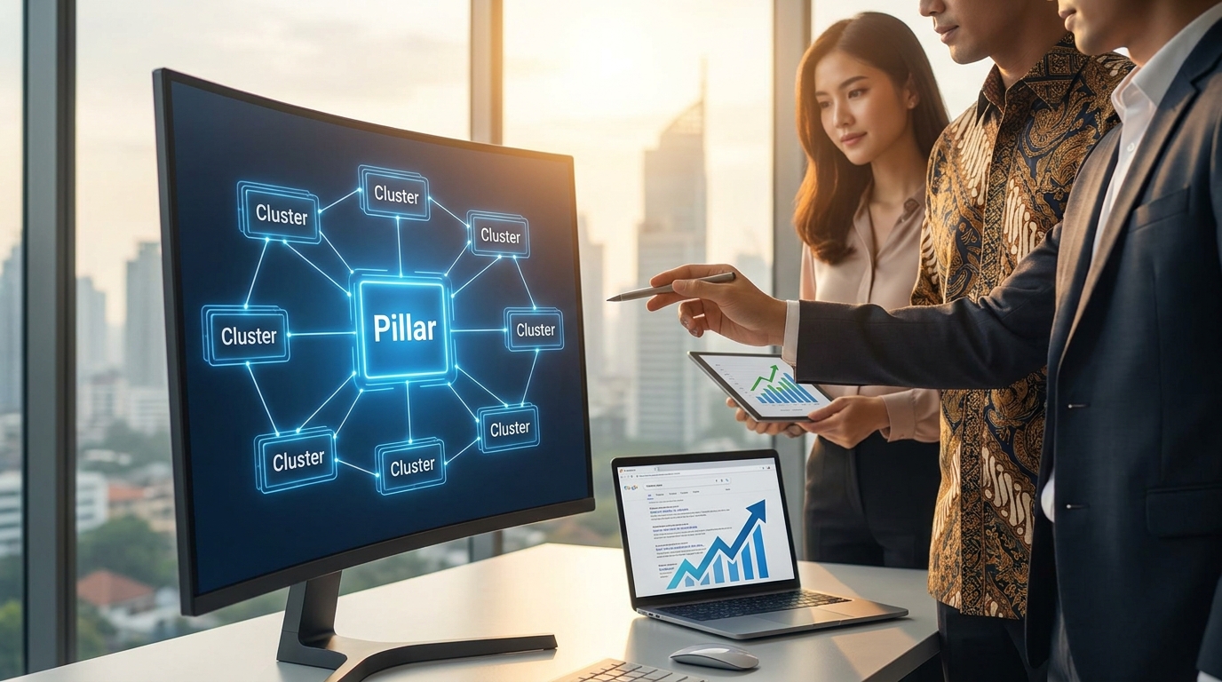 Arsitektur Konten: Dominasi SEO dengan Strategi Pillar & Cluster